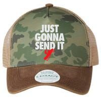 Just Gonna Send It Snowmobile Legacy Tie Dye Trucker Hat