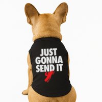 Just Gonna Send It Snowmobile Doggie Tank