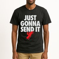 Just Gonna Send It Snowmobile Tall T-Shirt