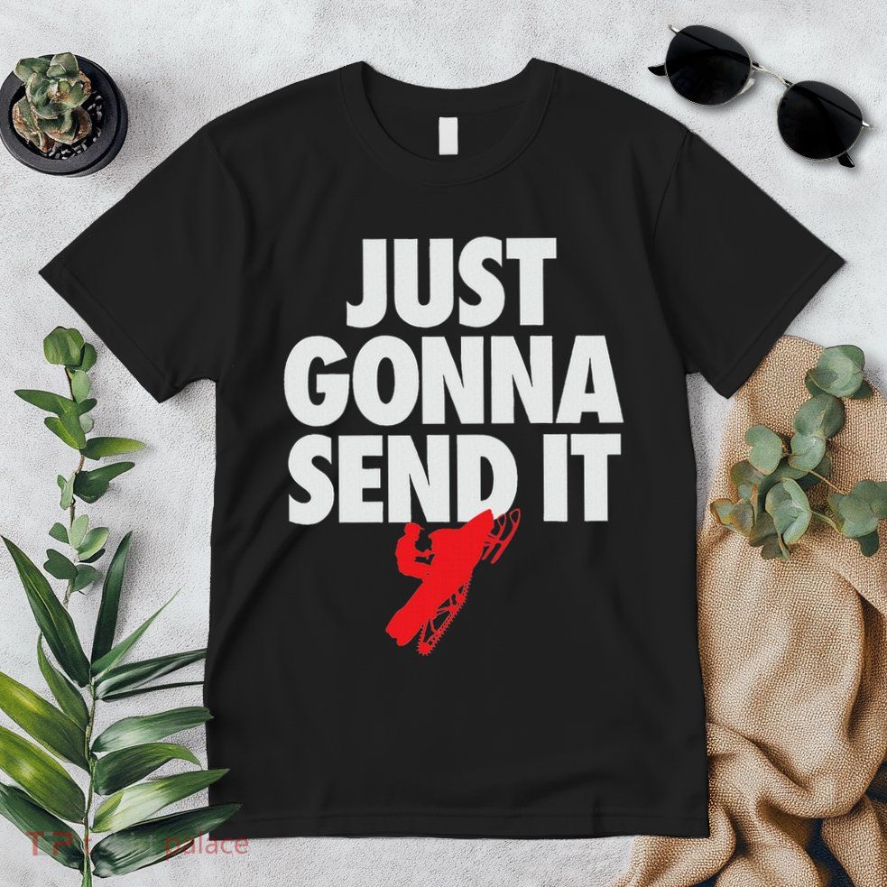 Just Gonna Send It Snowmobile Premium T-Shirt