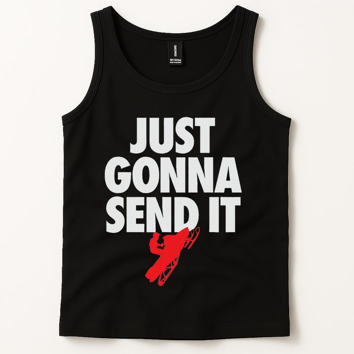 Just Gonna Send It Snowmobile Tank Top
