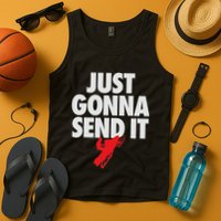 Just Gonna Send It Snowmobile Tank Top