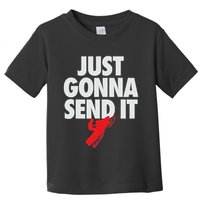 Just Gonna Send It Snowmobile Toddler T-Shirt