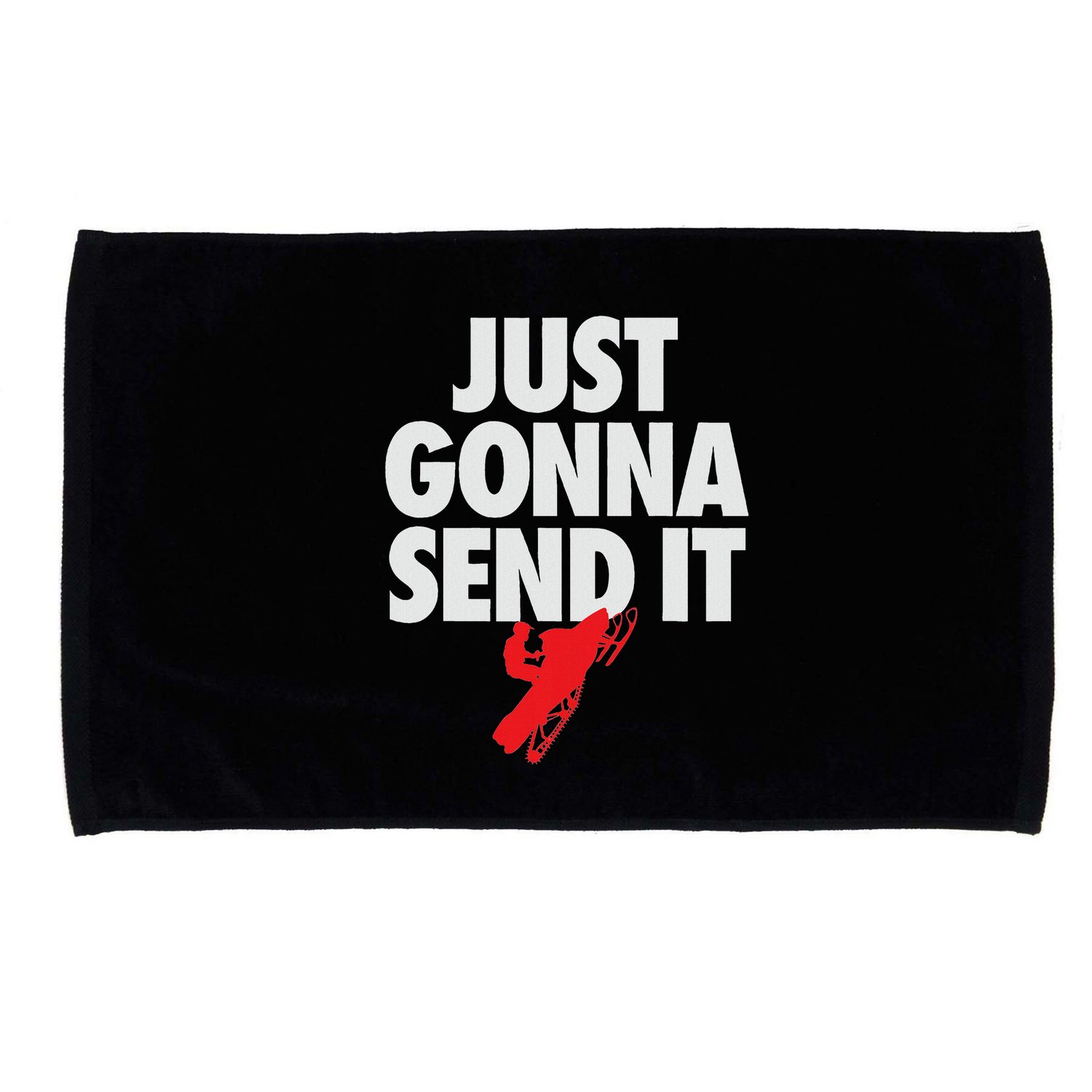 Just Gonna Send It Snowmobile Microfiber Hand Towel