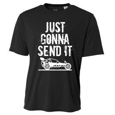 Just Gonna Send It Rc Car Racing Just Send It Quote Rc Meme Funny Gift Cooling Performance Crew T-Shirt