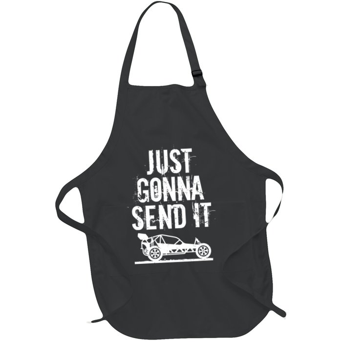 Just Gonna Send It Rc Car Racing Just Send It Quote Rc Meme Funny Gift Apron
