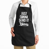 Just Gonna Send It Rc Car Racing Just Send It Quote Rc Meme Funny Gift Apron