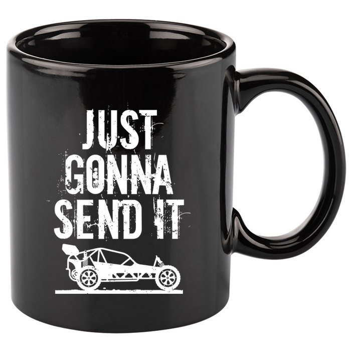 Just Gonna Send It Rc Car Racing Just Send It Quote Rc Meme Funny Gift 11oz C Handle Ceramic Mug