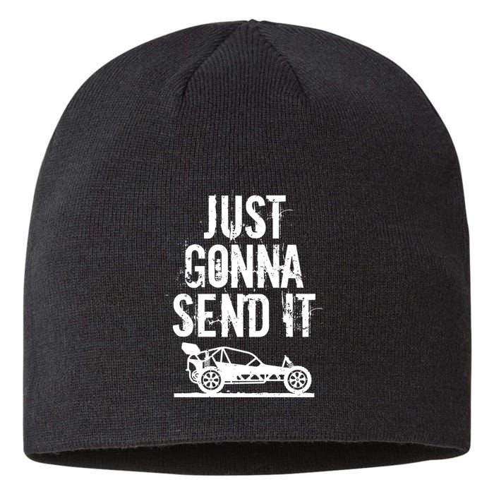 Just Gonna Send It Rc Car Racing Just Send It Quote Rc Meme Funny Gift Sustainable Beanie