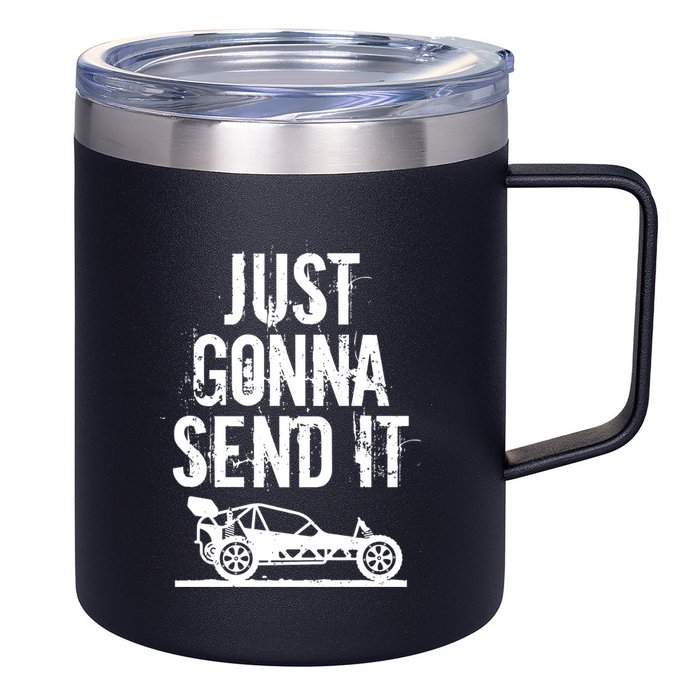 Just Gonna Send It Rc Car Racing Just Send It Quote Rc Meme Funny Gift 12oz Stainless Steel Coffee Mug