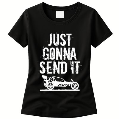 Just Gonna Send It Rc Car Racing Just Send It Quote Rc Meme Funny Gift Womens T-Shirt