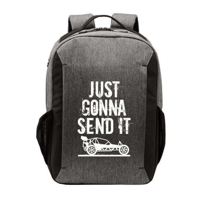 Just Gonna Send It Rc Car Racing Just Send It Quote Rc Meme Funny Gift Vector Backpack
