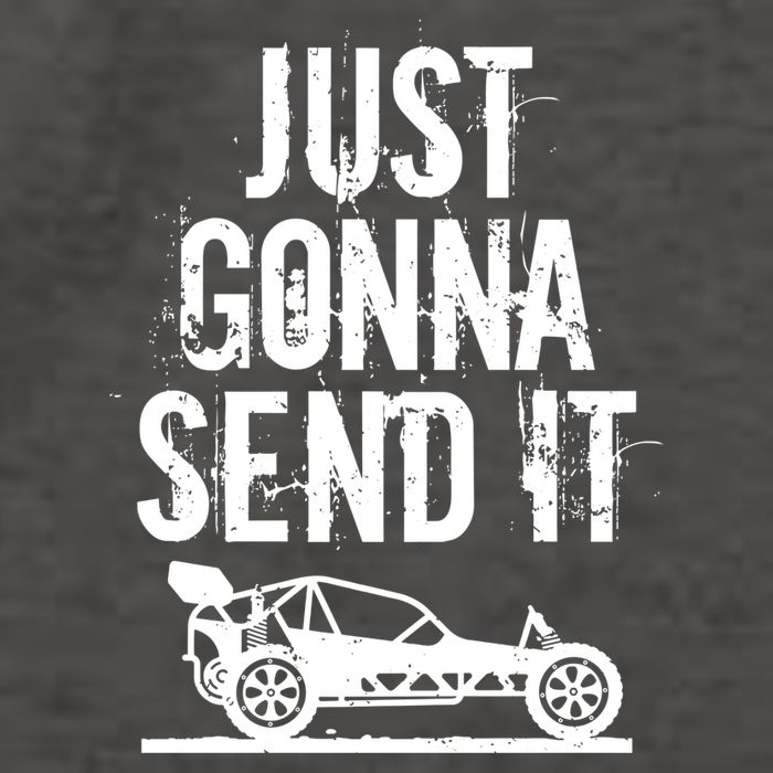 Just Gonna Send It Rc Car Racing Just Send It Quote Rc Meme Funny Gift Vector Backpack