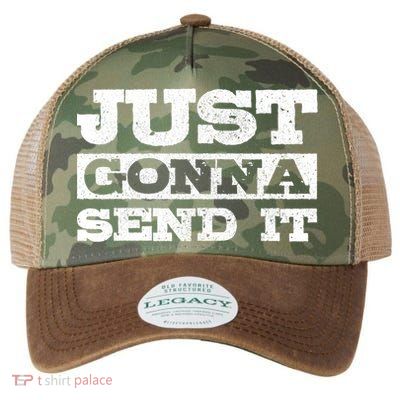 Just Gonna Send It Motocross Mountain Bike Ski Snowboard Bmx Gift Legacy Tie Dye Trucker Hat
