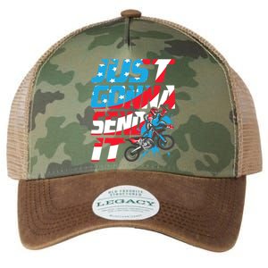 Just Gonna Send It Dirt Bike Mx Biker Rider Motocross Legacy Tie Dye Trucker Hat