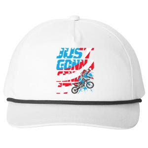 Just Gonna Send It Dirt Bike Mx Biker Rider Motocross Snapback Five-Panel Rope Hat