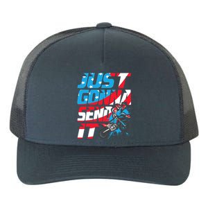 Just Gonna Send It Dirt Bike Mx Biker Rider Motocross Yupoong Adult 5-Panel Trucker Hat