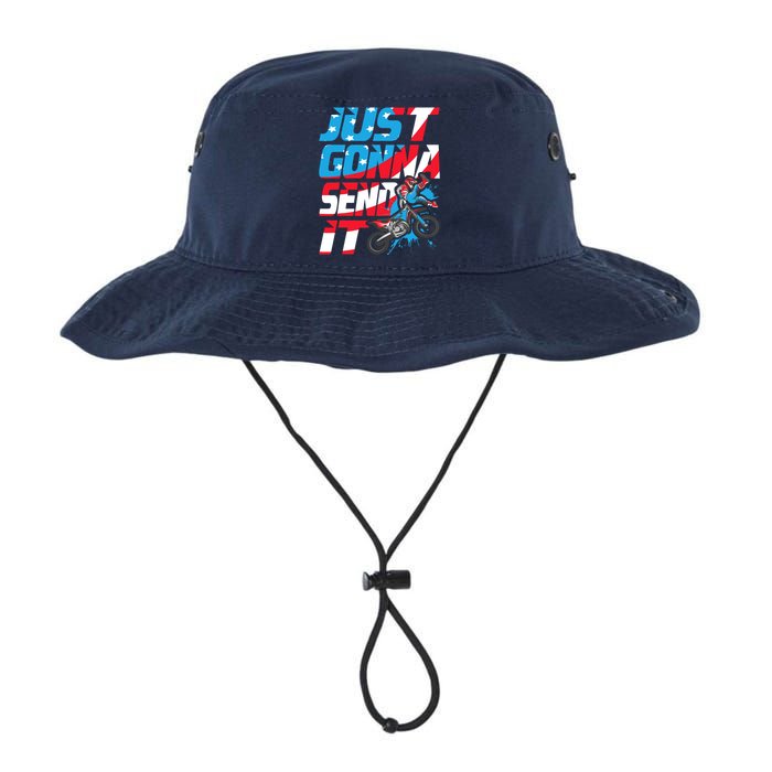 Just Gonna Send It Dirt Bike Mx Biker Rider Motocross Legacy Cool Fit Booney Bucket Hat