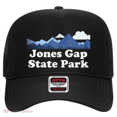 Jones Gap State Park South Carolina Greenville Sc High Crown Mesh Back Trucker Hat