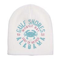 JCombs Gulf Shores AL With Blue Crab Short Acrylic Beanie