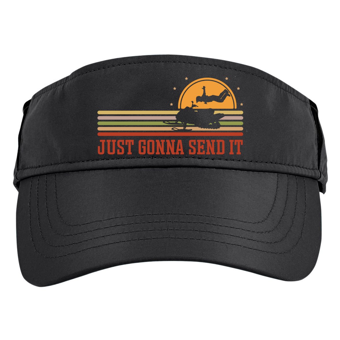 Just Gonna Send It For A Snowmobile Rider Snowmobile Meaningful Gift Adult Drive Performance Visor