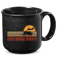 Just Gonna Send It For A Snowmobile Rider Snowmobile Meaningful Gift 15oz Campfire Ceramic Mug