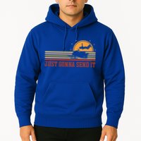 Just Gonna Send It For A Snowmobile Rider Snowmobile Meaningful Gift Hoodie