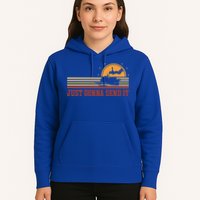 Just Gonna Send It For A Snowmobile Rider Snowmobile Meaningful Gift Hoodie