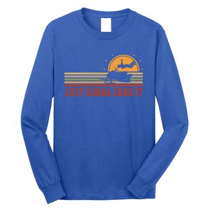 Just Gonna Send It For A Snowmobile Rider Snowmobile Meaningful Gift Long Sleeve Shirt