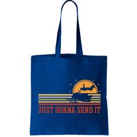 Just Gonna Send It For A Snowmobile Rider Snowmobile Meaningful Gift Bag