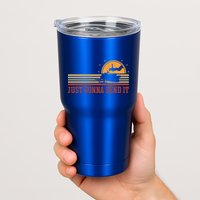 Just Gonna Send It For A Snowmobile Rider Snowmobile Meaningful Gift Tumbler