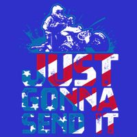 Just Gonna Send It Gift Patriotic American Flag Quad Atv Gift Sweatshirt