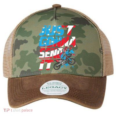 Just Gonna Send It Dirt Bike MX Biker Rider Motocross Legacy Tie Dye Trucker Hat