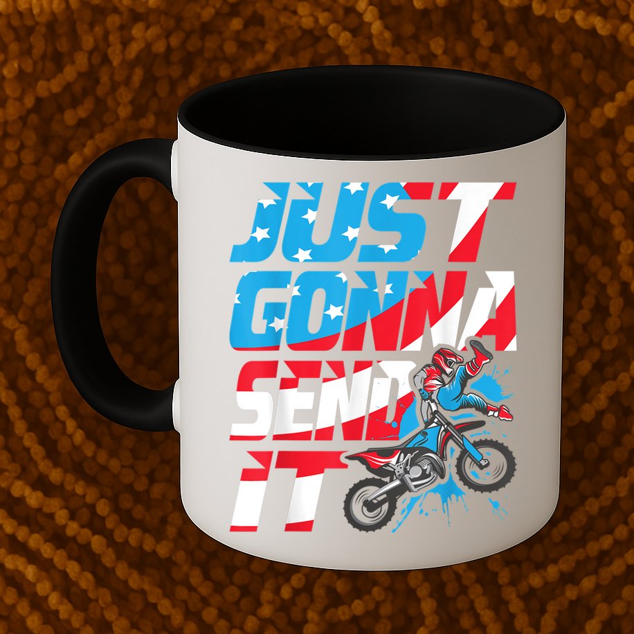 Just Gonna Send It Dirt Bike MX Biker Rider Motocross Mug