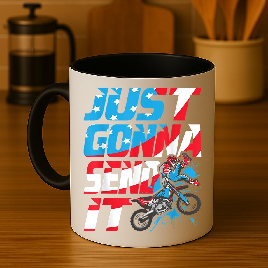 Just Gonna Send It Dirt Bike MX Biker Rider Motocross Mug