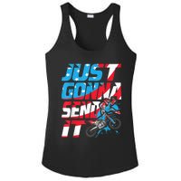 Just Gonna Send It Dirt Bike MX Biker Rider Motocross Ladies PosiCharge Competitor Racerback Tank