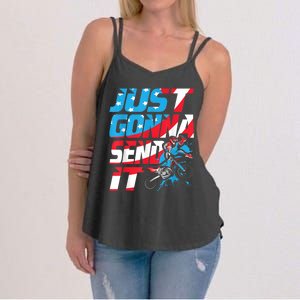 Just Gonna Send It Dirt Bike MX Biker Rider Motocross Women's Strappy Tank