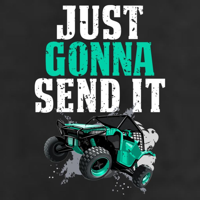 Just Gonna Send It Utv Side By Side Off Road 4x4 Mudding Atv Great Gift Golf Towel
