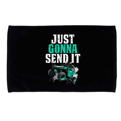Just Gonna Send It Utv Side By Side Off Road 4x4 Mudding Atv Great Gift Microfiber Hand Towel