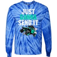 Just Gonna Send It Utv Side By Side Off Road 4x4 Mudding Atv Great Gift Tie-Dye Long Sleeve Shirt