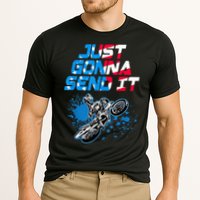 Just Gonna Send It Motocross Dirt Bike Tee Cooling Performance Crew T-Shirt