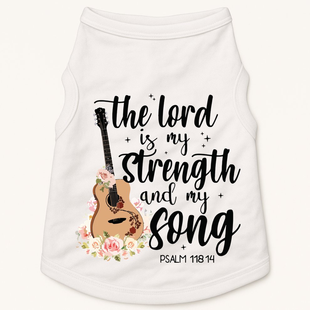 Jesus Guitar The Lord Is My Strength My Song Doggie Tank