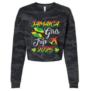 Jamaica Girl Trip 2025 Jamaica Summer Vacation Cropped Pullover Crew