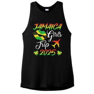 Jamaica Girl Trip 2025 Jamaica Summer Vacation Ladies PosiCharge Tri-Blend Wicking Tank