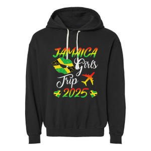 Jamaica Girl Trip 2025 Jamaica Summer Vacation Garment-Dyed Fleece Hoodie