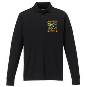 Jamaica Girl Trip 2025 Jamaica Summer Vacation Performance Long Sleeve Polo