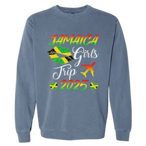 Jamaica Girl Trip 2025 Jamaica Summer Vacation Garment-Dyed Sweatshirt