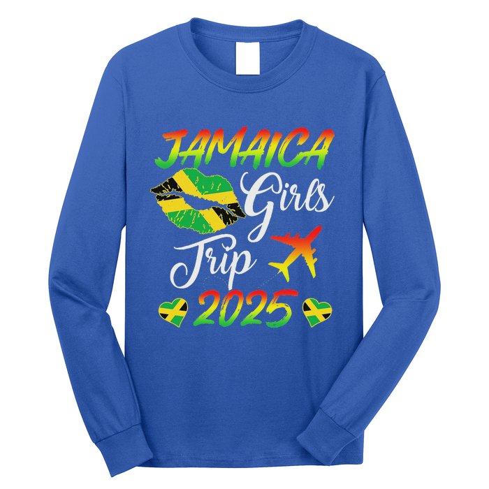 Jamaica Girl Trip 2025 Jamaica Summer Vacation Long Sleeve Shirt