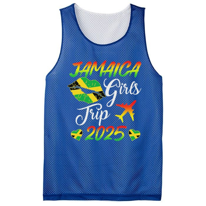 Jamaica Girl Trip 2025 Jamaica Summer Vacation Mesh Reversible Basketball Jersey Tank