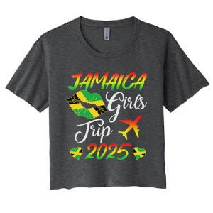 Jamaica Girl Trip 2025 Jamaica Summer Vacation Women's Crop Top Tee